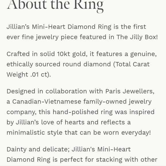 The Jilly Box Paris Jewelers Ring - Picture 5 of 5